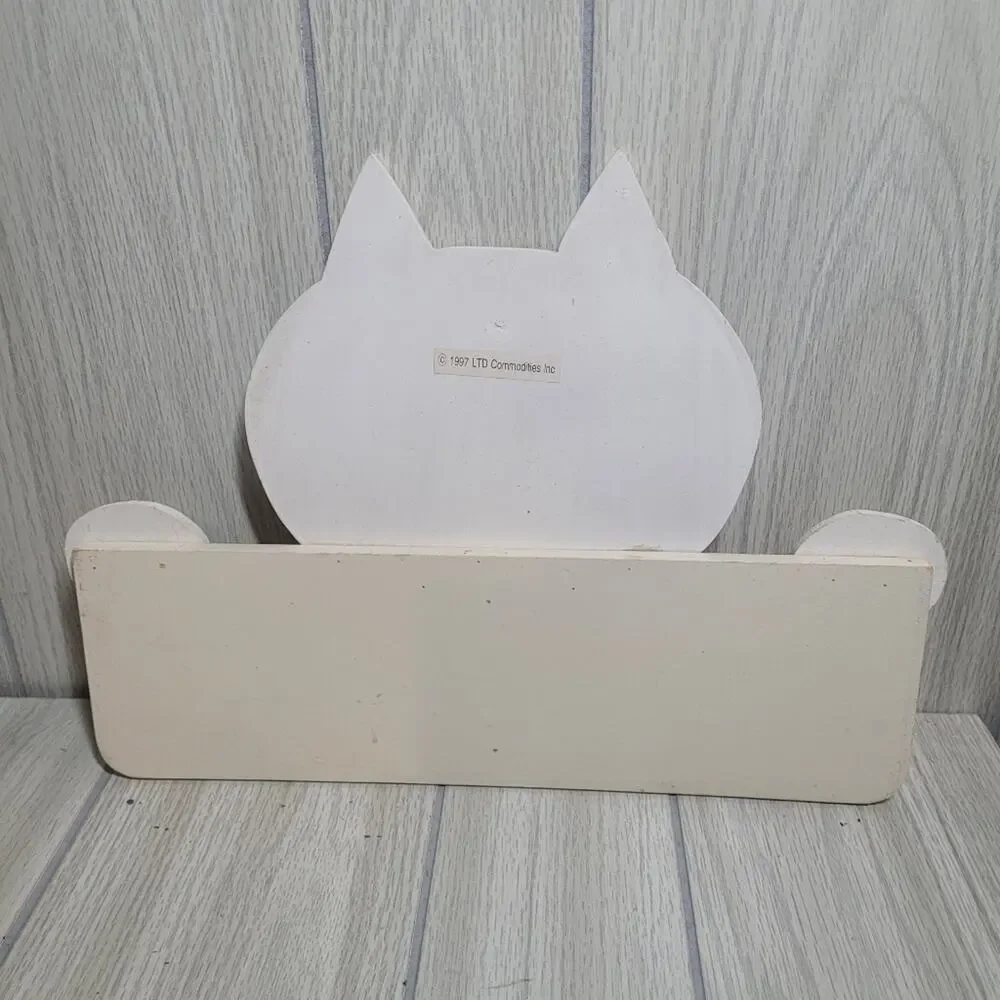 Vtg 1997 Home Of 2 Spoiled Cats Sign LTD Wall Plaque Door Hanging 9x14 Welcome